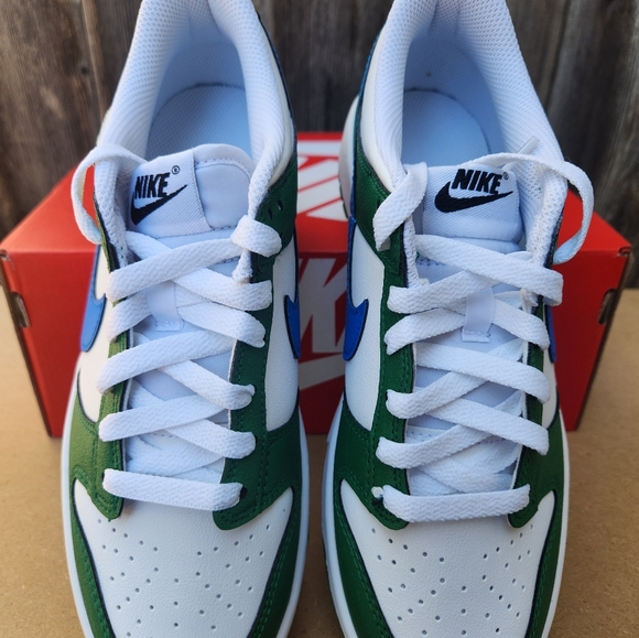 Nike Dunk Low Malachite/Black/White/Photo Blue 6Y Women's 7.5 - Picture 7 of 7